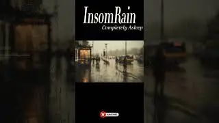 📖💤 | Silent window, gentle rain sounds | Asmr_InsomRain #shorts  #relax #rainsounds #sleep