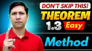 Class 10 Maths - Theorem 1.3 Proof | Most Important Board Exam Question | SineCos