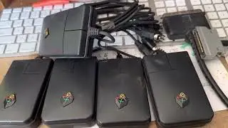NeXT Non ADB Mouse nest lol testing them out   Repair if needed And scsi 2 to 1 cable now works .