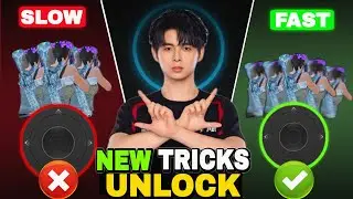 BGMI Best Joystick Setting 😈 Fast Movement Aur Jiggle | New Movement Tricks Unlock 😳