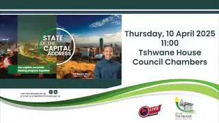 Executive Mayor of Tshwane, Cllr Nasiphi Moya, will deliver the State of the Capital Address