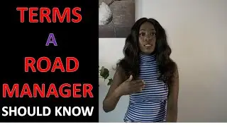 WHAT ARE THE TERMS A ROAD MANAGER SHOULD KNOW ? #ROADMANAGER #musicindustry #RMFT