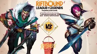 Draven 🪓 vs Fiora ⚔️ | Duelo Insano no Riftbound