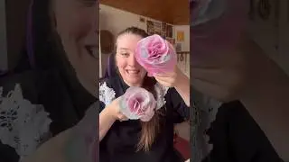 Papierrosen basteln 🌹😍 DIY Geschenkidee 🥰 #papierblume #geschenk