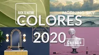 🎨 Color del A&ntilde;o 2020 | Colours of the year 2020 Trends | Tendencias Libria Interiores