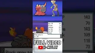 Is It Possible To Beat Pokemon Platinum with ONLY Magcargo? vs Barry 5 #shorts