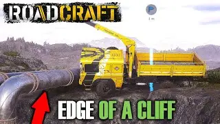 Для ремонта этой трубы в ROADCRAFT потребовалось ДВЕ машины.