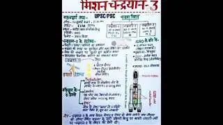 INDIA'S Third moon mission #cse #gkgs#handwritten notes#civilservice#study #upsc #important # ISRO