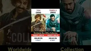 TOH VS TIGER3 #viral #boxofficecollection #movie #review #shorts