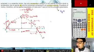 Dynamics of Rigid Bodies - Projectile (Curvilinear) Translation