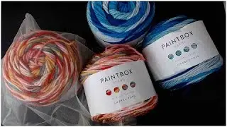 Yarn Haul. A wee mini yarn haul new colors from Lovecrafts PAINTBOX range. CHUNKY POTS