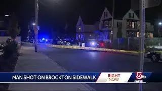 Police search for assailant in Brockton shooting