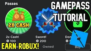 How to Make Gamepasses┃Roblox Studio Tutorial
