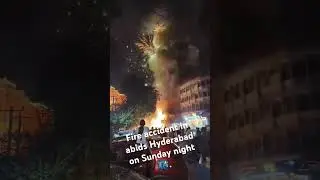 Crackers shop near taaza tiffins suddenly catch fire 🔥.