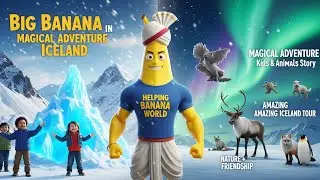 Big Banana का Iceland Tour ❄️🍌 | बच्चों और जानवरों के साथ जादुई सफ़र | Emotional Story