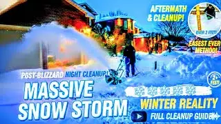 Canada Winter Reality ❄️ | Snowstorm, Shoveling & Daily Life
