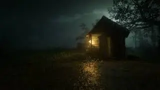 Rainy Midnight Ambience | Thunder & Rain for Sleep