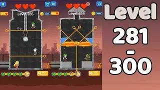 Pull Pin Master walkthrough Level 281 - 300 | Mronger