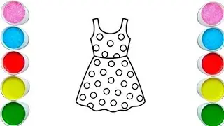 How to Draw a Beautiful Frock &ndash; Easy and Stylish Drawing for Kids