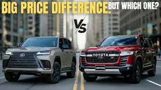 Lexus LX700h 2026 года против Toyota Land Cruiser 300 &mdash; роскошь встречается с мощью в решающем вн...