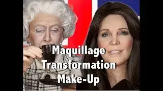 Maquillage transformation make up  kate middleton  elisabeth ,reine ,queen