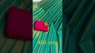 classic poly silk solid saree