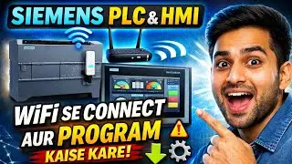 Siemens PLC & HMI WiFi Se Connect Kaise Kare? | Full Practical Tutorial #plc 