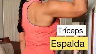Tres ejercicios para darle firmeza y eliminar la grasa de tríceps y espalda 