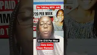 Paid Weekly!!! Immediate Hire!!! No Talking WFH Jobs!!! ASAP!!!#shorts