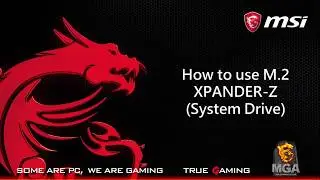 MSI&reg; HOW-TO use M.2 XPANDER-Z on MEG Z390 GODLIKE (System Drive)