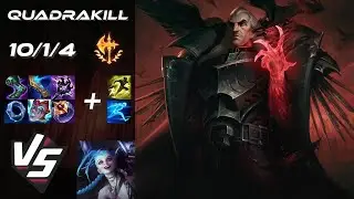 BOTTOM Swain vs Jinx [QUADRAKILL] - NA Grandmaster Patch 25.S1.8
