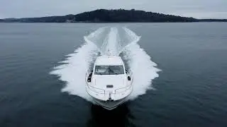 Jeanneau  Prestige 38S - VINO - Plymouth Drone video by Agile Air Imaging