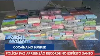 Cocaína no bunker: polícia apreende meia tonelada de drogas no Espírito Santo | Brasil Urgente