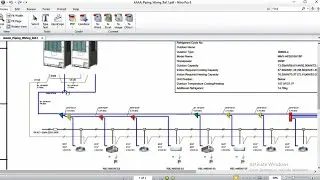 Полное проектирование VRF-системы с использованием программного обеспечения Toshiba и таблиц Excel, проектирование VRV-системы