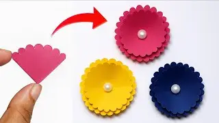 Paper Flowers | Flower Making with Paper | How to Make Flower with Paper 