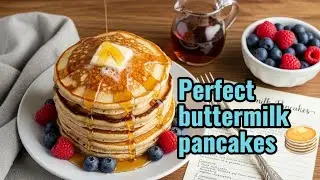 Perfect Buttermilk Pancakes | Fluffy, Easy & Foolproof