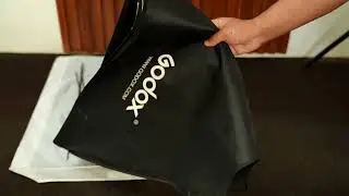 Как настроить софтбокс Godox | Настройка света Godox | Сборка софтбокса Godox | Настройка софтбокса