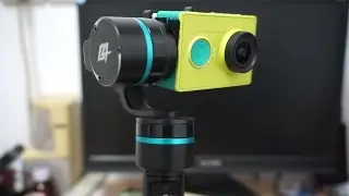 Xiaomi Yi HD Action Sports camera on GoPro 4 Handheld Gimbal