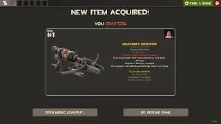 Craft Crusader's Crossbow in Team Fortress 2