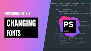 Changing editor and console font of Phpstorm | Jetbrains IDE's