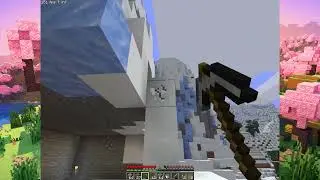 Minecraft Winter LoFi 60 Min ❄️ Building Cozy Mountain Home Snow Biome | No Commentary Relaxing Beat