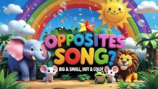 Opposites Song for Kids 🌈 | Big & Small, Hot & Cold | Easy Learning Rhyme for kids | Joy Jingle