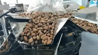 10Head 2.5L Plain Plate Multihead Weigher for 150g Nuts Combination Scale