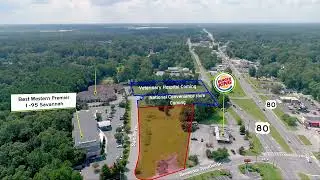 Drone Footage: Highlighting 3 Lots with Animated Outline, Callout Titles & 3D Camera Tracking