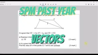 KSSM Form 4 Chapter 8 Vectors Cloned Past Year SPM Questions