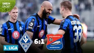 3. Liga: Sechs Tore in einer Hälfte! Waldhof Mannheim mit Gala gegen Unterhaching | SWR Sport