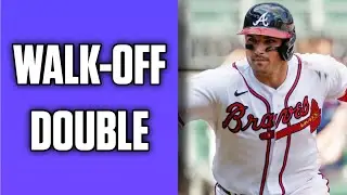 Austin Riley Hits a Walk-Off Double!