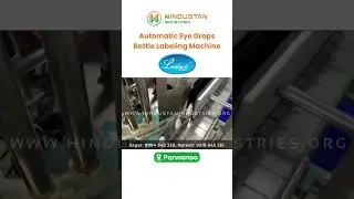 Leeford Eye Drops Bottle Labeling Machine #shorts
