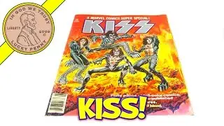KISS Comic Book #1 Issue 1977 Marvel Comics Super Special Magazine with Blood Ink Kids Toy Reviews
