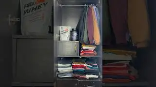 How To Arrange Clothes Perfectly |Wardrobe Arrangement|#shorts #shortvideo #clothing #perfect #love